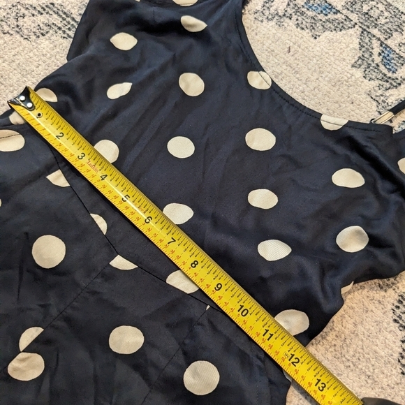 BILLABONG Polka Dot Jumpin Jumper Flare Pants Jumpsuit size S - Picture 7 of 8